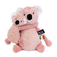 Les Déglingos Plush koala, mother and baby, pink - Soft Toy