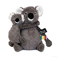 Les Déglingos Plush koala, mother and baby, grey - Soft Toy