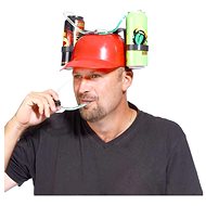 BIRDS Helmet for two cans Color: Red - Costume Accessory