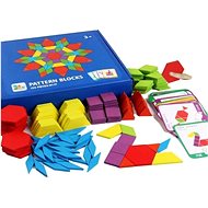 KIK Wooden mosaic 130 pieces - Wooden Puzzle