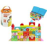 ISO 6521 Cubes in bucket with lid 200pcs - Wooden Blocks