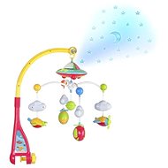 ISO 4478 Carousel above the crib with star projector - Cot Mobile