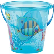 Androni Fish bucket transparent - diameter 17 cm blue - Small Bucket