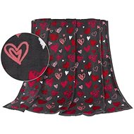 BELLATE× s. r. o. ELLA 1003/115 N 100×155cm hearts - Blanket