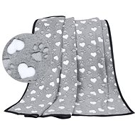 BELLATE× s. r. o. ELLA 1003/148 N 100×150cm paws grey - Blanket