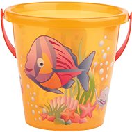 Androni Fish bucket transparent - diameter 17 cm orange - Small Bucket