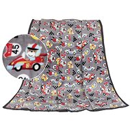 BELLATEX s. r. o. ELLA 1003/243 N 100×155cm red cars - Blanket