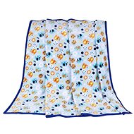 BELLATEX s. r. o. ELLA 1005/163 75×100cm blue elephant - Blanket