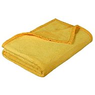 BELLATEX s. r. o. KORALL MICRO 100×150 6014/005 yellow - Blanket
