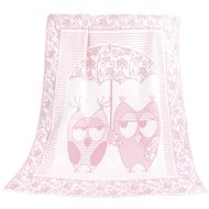 BELLATE× s. r. o. NELA 1023/010 100×140cm owl pink - Blanket