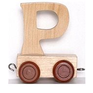 Wagon-P-brown wheels - Children's Bedroom Decoration