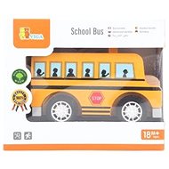 Viga Wooden School Bus - Wooden Model