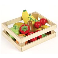 Tidlo Wooden box with fruit - Toy Kitchen Food