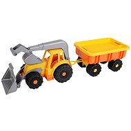 Androni Tractor Loader with Power Worker - length 58 cm orange - Tractor