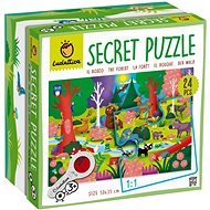 Ludattica - Secret Puzzle with magnifying glass, Forest animals - Jigsaw