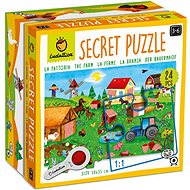 Ludattica - Secret Puzzle with magnifying glass, Farm - Jigsaw Puzzle