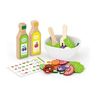 Viga Wooden salad set - Toy Kitchen Food