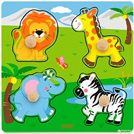 Viga Wooden jigsaw puzzle - wild animals - Puzzle