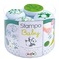 Aladine Stamps for little ones Animals from afar 4 pcs - Children’s Stamps