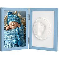 Tiny Memories Baby imprint kit - double frame with modelling clay for hand or foot imprint, mo - Print Set