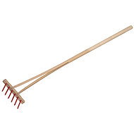 Teddies Rake red with handle - Sand Tool Kit