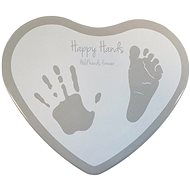 Happy Hands 2D Heart silver / white - Print Set