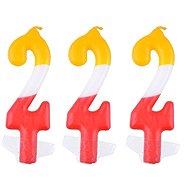 ARPEX Candle colour number 2, 3 pcs - Candle Set