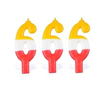 ARPEX Candle colour number 6, 3 pcs - Candle Set