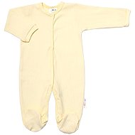 Baby Nellys Practical 5-piece ribbed maternity set BOY, yellow, size 68 - Baby Clothing Set