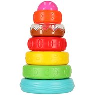MG Montessori pyramid tower, coloured - Educational Toy