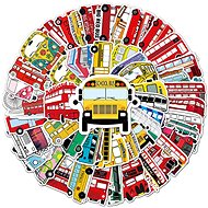 ANNAM Bus Stickers 50 pcs - different stickers - Kids Stickers