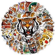 ANNAM Tiger Stickers 50 pcs - different stickers - Kids Stickers