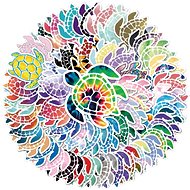 ANNAM Turtle Stickers 50 pcs - different stickers - Kids Stickers