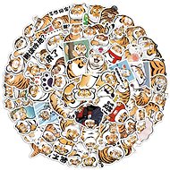 ANNAM Stickers Fat Tiger 50 pcs - different stickers - Kids Stickers