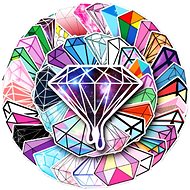 ANNAM Stickers Diamant 50 pcs - different stickers - Kids Stickers
