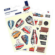 Traffic World - Car and Object Stickers, 25 pcs - Sticker Set