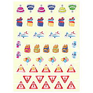 Traffic World - Calendar Stickers, 86 pcs - Sticker Set