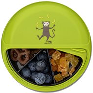 Carl Oscar SnackDISK - children's snack disc, lime - Lunch Box