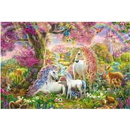 SCHMIDT Puzzle Flowers and unicorns 150 pieces - Jigsaw Puzzle