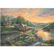 SCHMIDT Nature Puzzle - Dawn in the Emerald Valley 1000 pieces - Jigsaw Puzzle