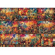 Schmidt Travel with books and wine 2000 pieces - Jigsaw Puzzle