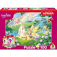 Schmidt Bayala: Magic Unicorns 100 pieces + Schleich figure - Jigsaw Puzzle