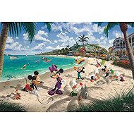Schmidt Mickey and Minnie: In Florida 200 pieces - Jigsaw Puzzle