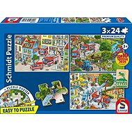 Schmidt Firefighters 3 × 24 pieces - Jigsaw Puzzle