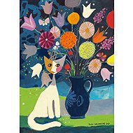 Schmidt White Cat 1000 pieces - Jigsaw Puzzle