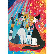 Schmidt Happy Cat Family 1000 pieces - Jigsaw Puzzle