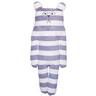 SCANquilt plush FRIEND - CRAFTHOLIC Sloth M stripes white and grey - Soft Toy