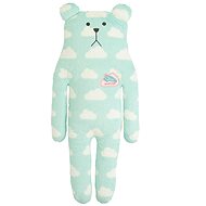 SCANquilt plush FRIEND - CRAFTHOLIC Sloth M puffs turquoise and white - Soft Toy