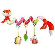 Sensillo Educational, contrast spiral colourful Fox - Pushchair Toy