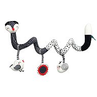 Sensillo Educational, contrast spiral black&white Fox - Pushchair Toy